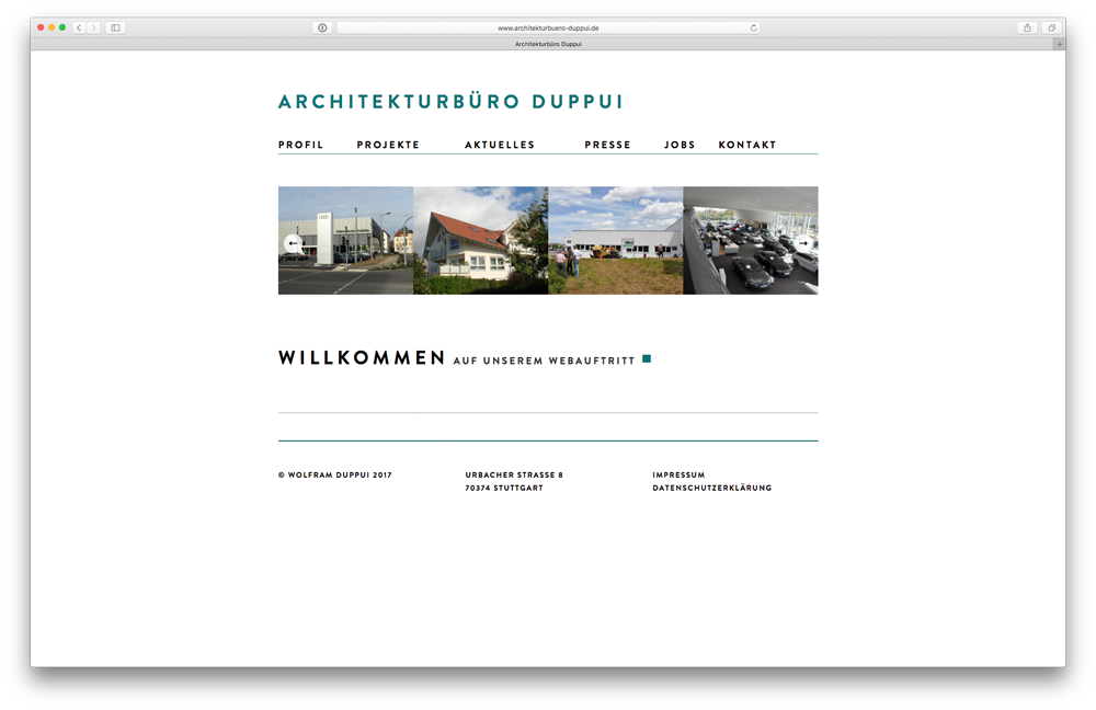 Screenshot of www.architekturbuero-duppui.de