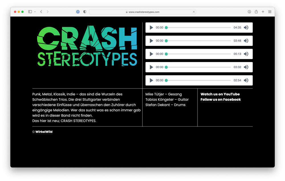 Screenshot of www.crashstereotypes.com