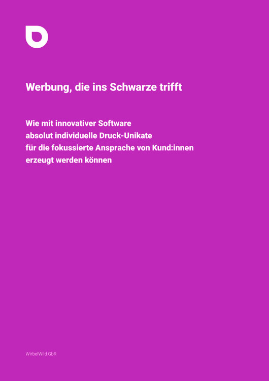 Whitepaper »Werbung, die ins Schwarze trifft«